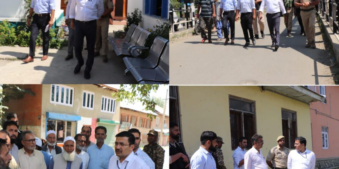 Assembly Elections- 2024 Police Observer visits Polling Stations in Tral Area, reviews Security preparedness