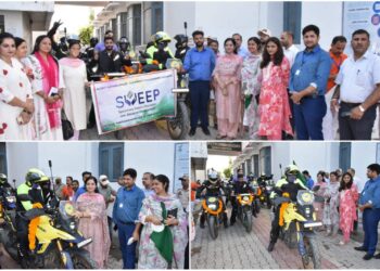 Assembly Elections- 2024 Super Bikers Join SVEEP campaign to promote voter awareness in Udhampur