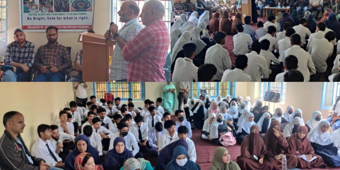Assembly Elections- 2024 SVEEP: Awareness Programmes to foster an Informed Electorate held at Pampore-AC