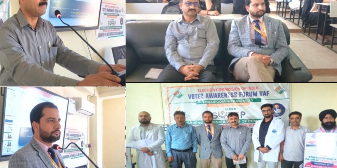 Assembly Elections-2024: VAF under SVEEP held at GMC Handwara