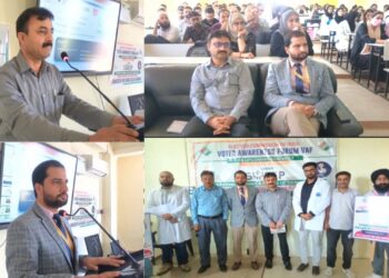 Assembly Elections-2024: VAF under SVEEP held at GMC Handwara