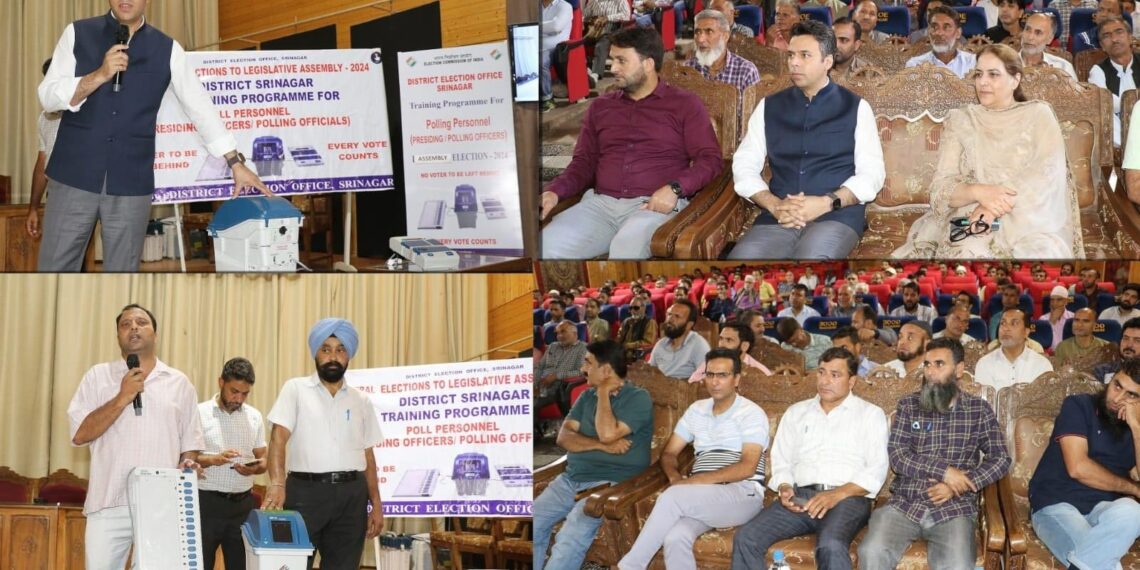 Assembly Elections-2024 2nd phase of Election Trainings for Poll Personnel concludes at Srinagar