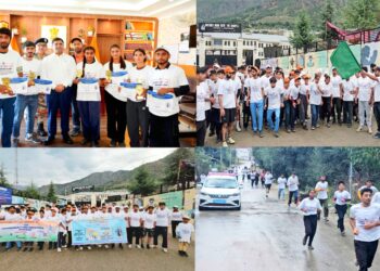 Assembly Elections- 2024 Kishtwar hosts Democracy Mini -Marathon to promote Electoral Education