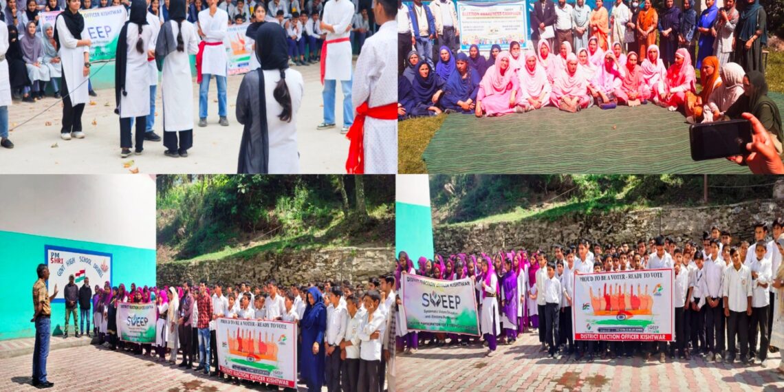 Assembly Elections- 2024 SVEEP Activities in AC Hiranagar highlight ‘Each One Reach Fifty’ initiative to boost Voter participation