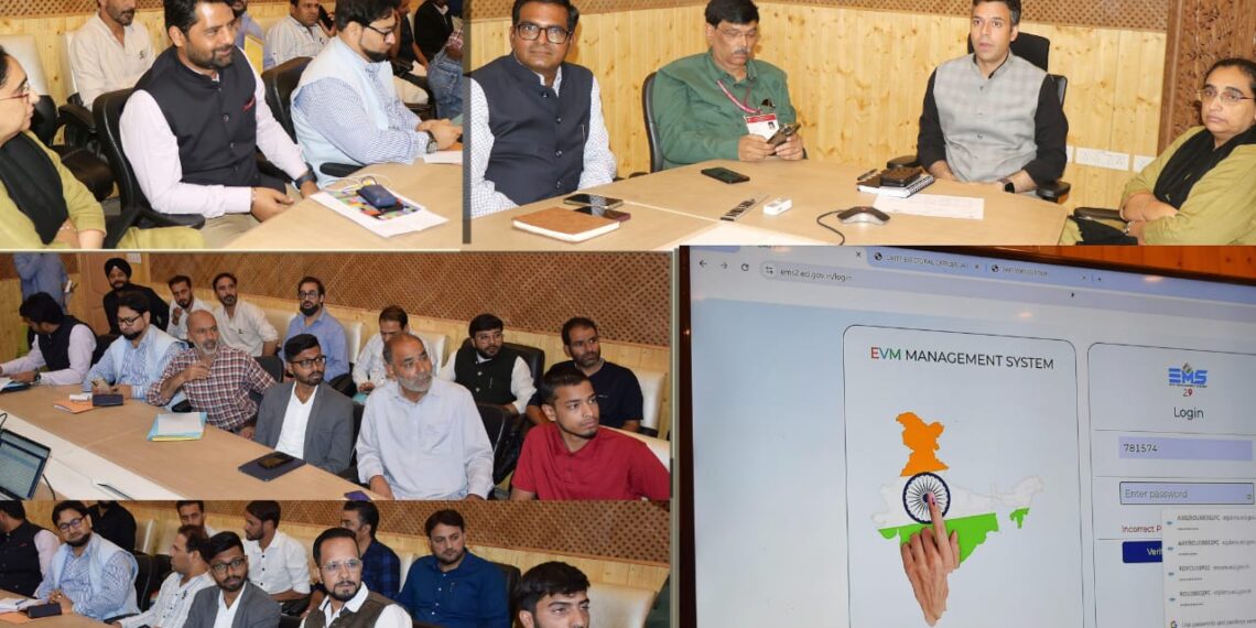 Assembly Elections- 2024 2nd Randomisation of EVMs and Polling Staff successfully conducted in Srinagar District