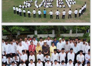 Assembly Elections- 2024 District Election team organizes human chain event at GDC Boys Udhampur
