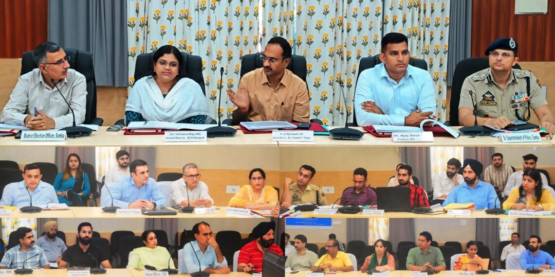 Assembly Elections- 2024 General, Police Observers review election preparations in Samba