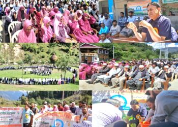 Various voter awareness programmes under SVEEP  organized at Machil.