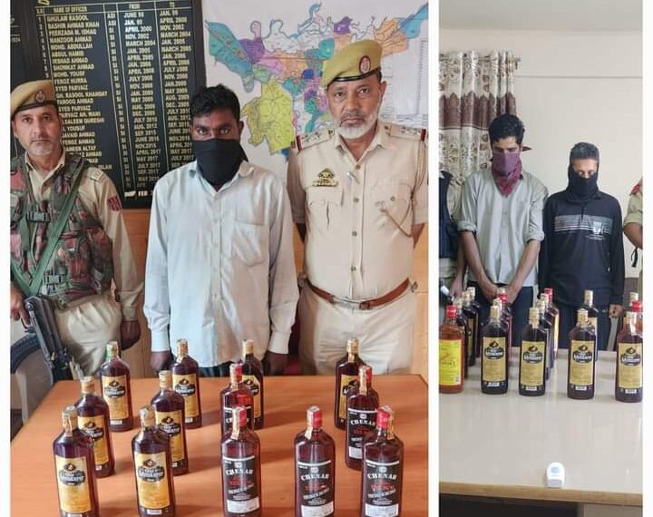 Anantnag Police Intensifies Crackdown on Illicit Liquor Trade