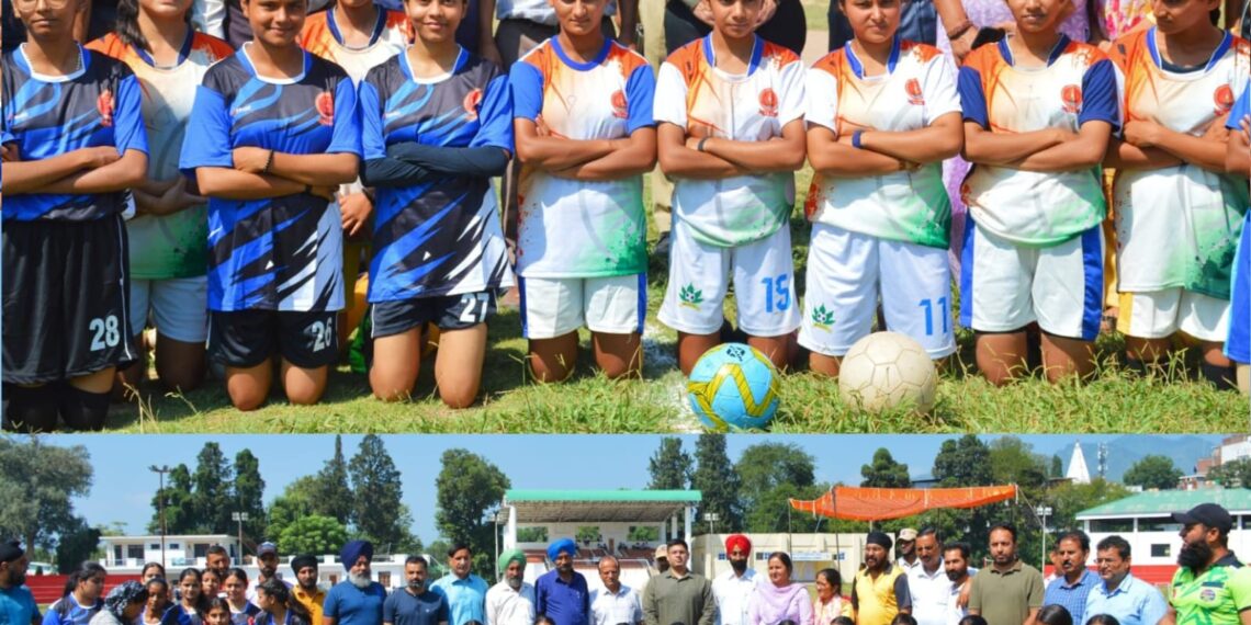 Assembly Elections-2024 DEO Poonch inaugurates Inter-District Division-Level Under-19 Girls Football