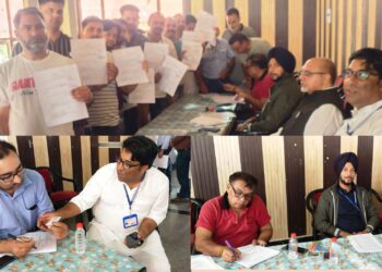 Assembly Elections-2024 Postal Ballot Voting held for Polling, Associated Staff in Bhaderwah