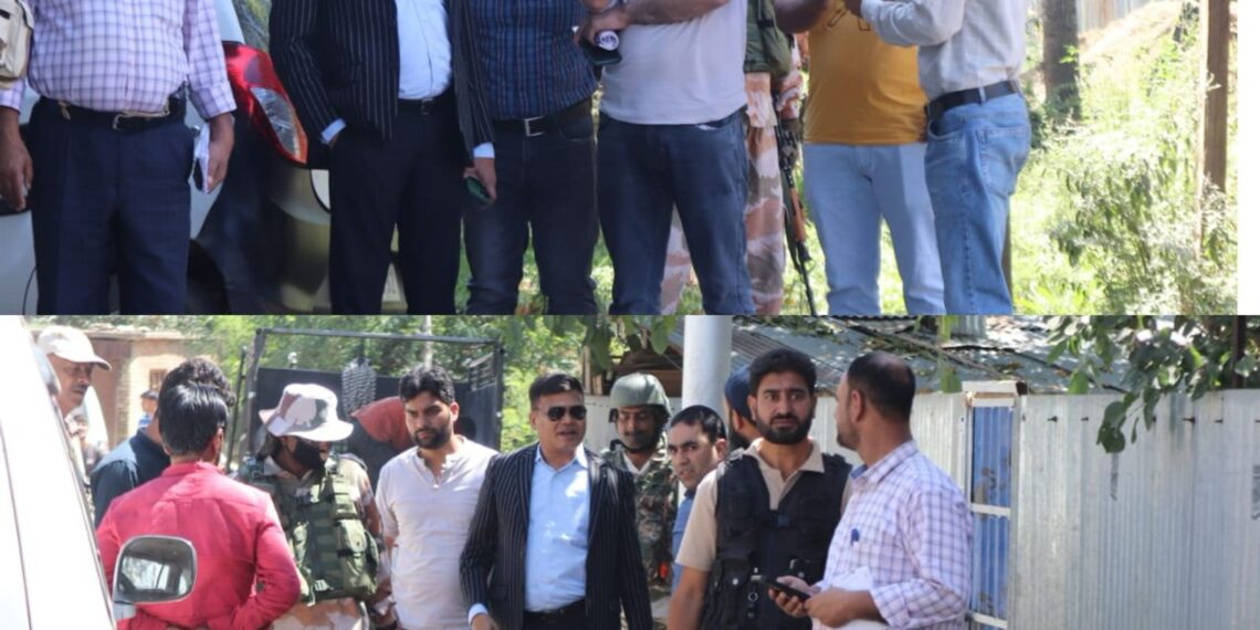 Assembly Elections-2024: Expenditure Observer Shopian visits VSTs sites, asks for booking expenditure accurately as per Ground Truthing