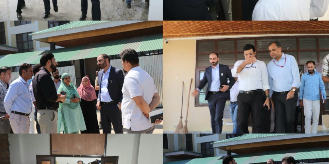 Election Observers visit Strong Rooms & Counting Halls at GDC for Women, Pulwama