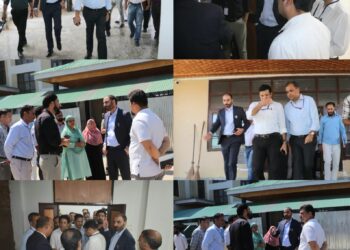 Election Observers visit Strong Rooms & Counting Halls at GDC for Women, Pulwama
