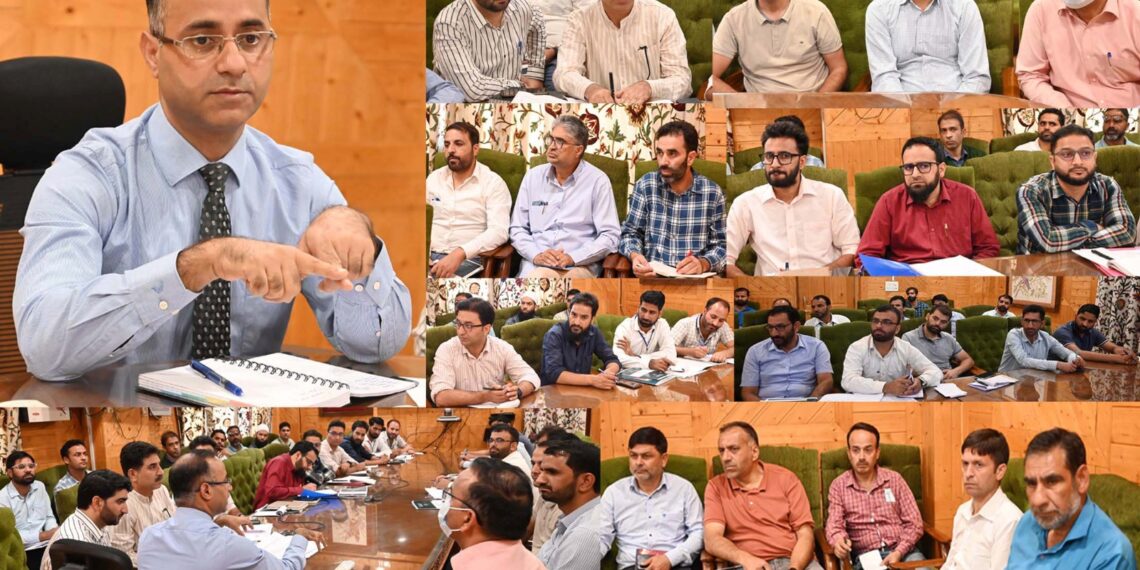 Assembly Elections-2024 DEO Shopian chairs meeting with Zonal, Sectoral Magistrates