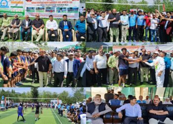 Assembly Elections-2024 Divisional Level Inter-District Volleyball Tournament under SVEEP held at Nagri Kupwara