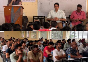 Assembly Elections-2024 General Observer oversees training session for poll staff for home voting