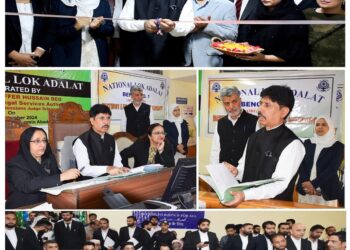 3rd National Lok Adalat in Srinagar Settles Over 65,000 Cases, Awards ₹7.2 Crore in Settlements