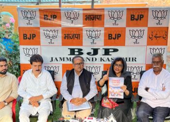 Dr. Nirmal Singh and Shazia Ilmi Term BJP Manifesto as Manifesto of Promises.