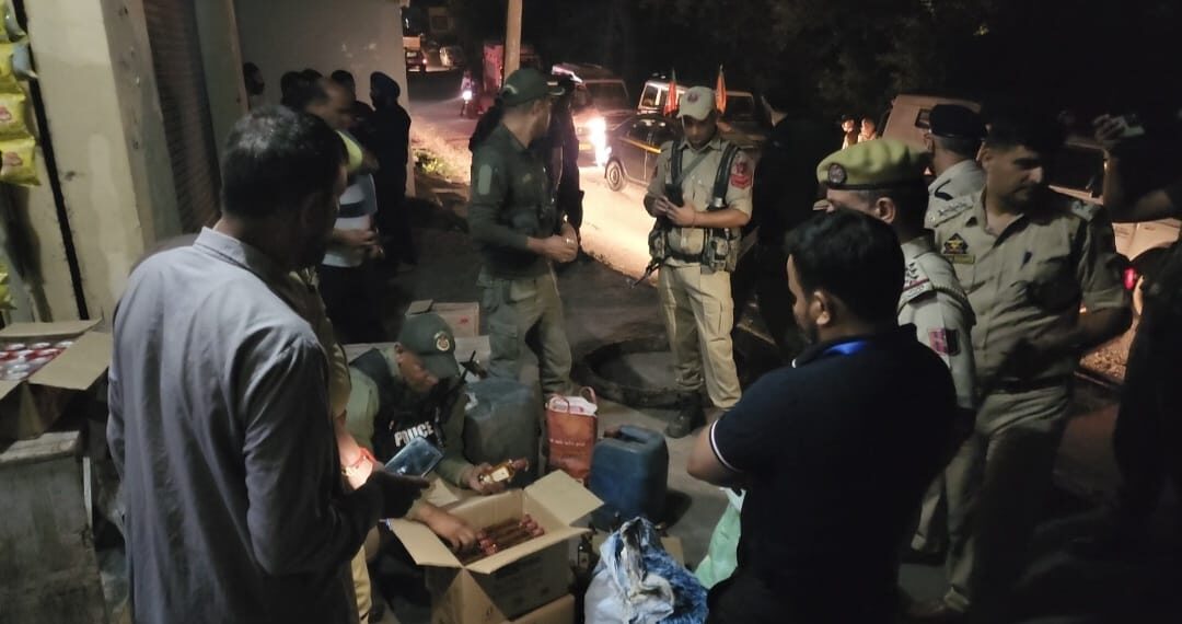 POONCH POLICE STRIKES AGAIN: ILLEGAL LIQUOR AND FUEL RACKET BUSTED