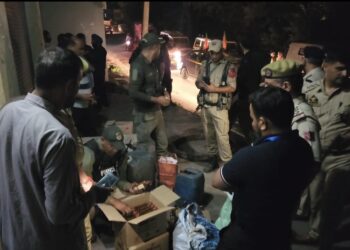POONCH POLICE STRIKES AGAIN: ILLEGAL LIQUOR AND FUEL RACKET BUSTED