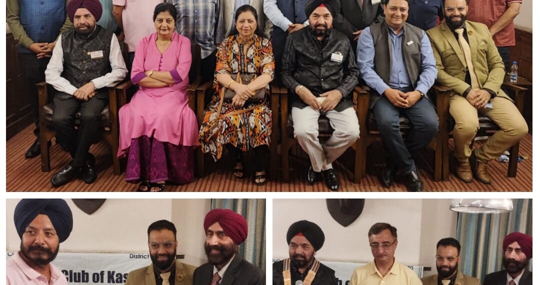 Dr. Touseef Ahmed Elected as Secretary, Rotary Club of Kashmir in an Installation Cermony held at Srinagar.
