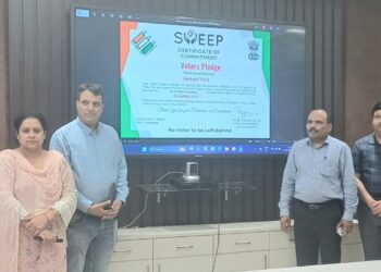 Assembly Elections-2024 CEO launches Voters’ Pledge campaign under SVEEP