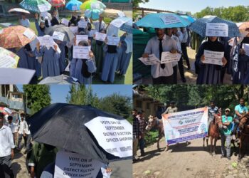 Assembly Elections-2024 Unique SVEEP Rallies held at Shopian for enhancing voter mobilisation
