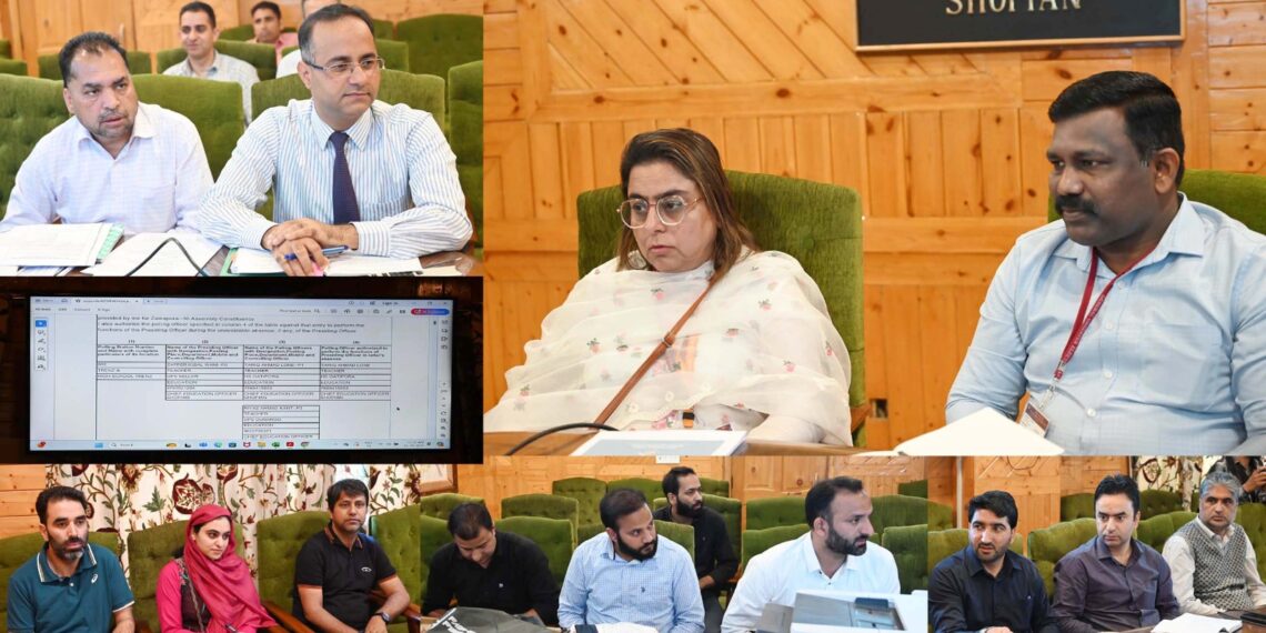 Assembly Elections-2024 Final Randomisation for polling staff held at Shopian