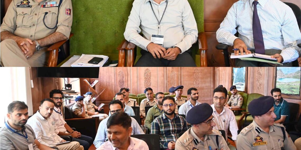Assembly Elections-2024 Police Observer Shopian hold meeting with Zonal, Sectoral Magistrates,  Police Officers