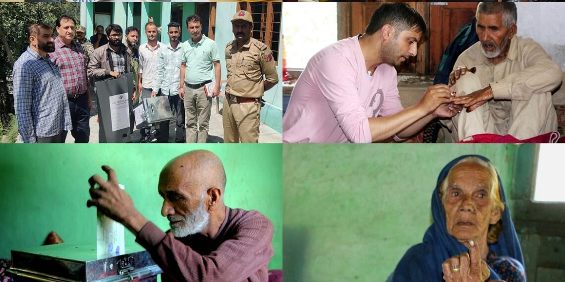 Assembly Elections- 2024 Enthusiastic participation from electorates marks the Home Voting in Kishtwar