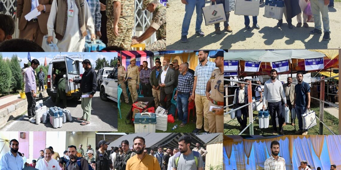 Assembly Elections-2024 Election teams reach all 372 Polling Stations across Kulgam