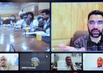 Fostering Excellence in Medical Education  SKIMS hosts GMC Principals’ maiden conclave Secretary Health seeks viable roadmap to improve patient-care, academics & research; NAMS Network for J&K instituted