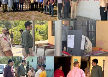 Assembly Elections-2024 Reasi: General observer oversees Home voting at Thakrakote block