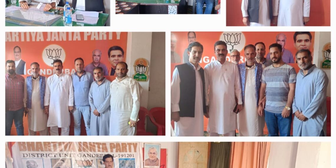BJP Unit Ganderbal Prepares for PM Modi’s Upcoming Rally in Srinagar