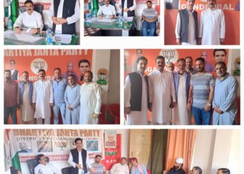 BJP Unit Ganderbal Prepares for PM Modi’s Upcoming Rally in Srinagar