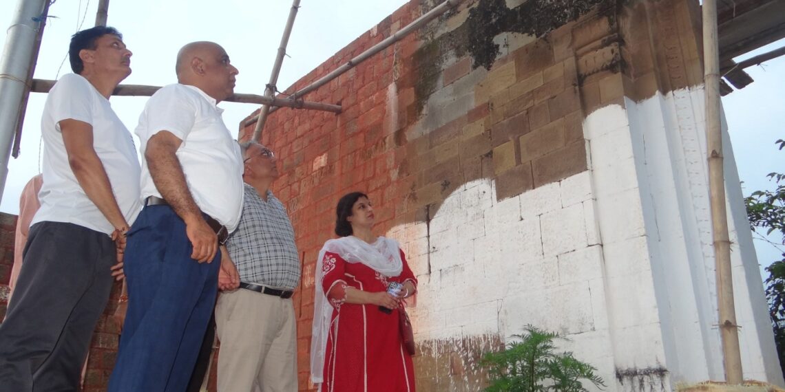 Pr. Secy Culture Inspects Heritage Restoration Works at Udhampur