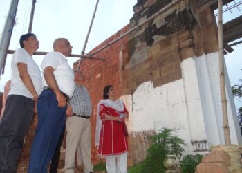 Pr. Secy Culture Inspects Heritage Restoration Works at Udhampur