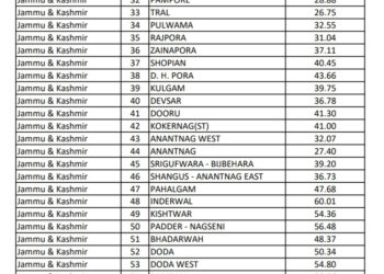 J&K Polls: Over 41% voter turn out recorded till 1 Pm