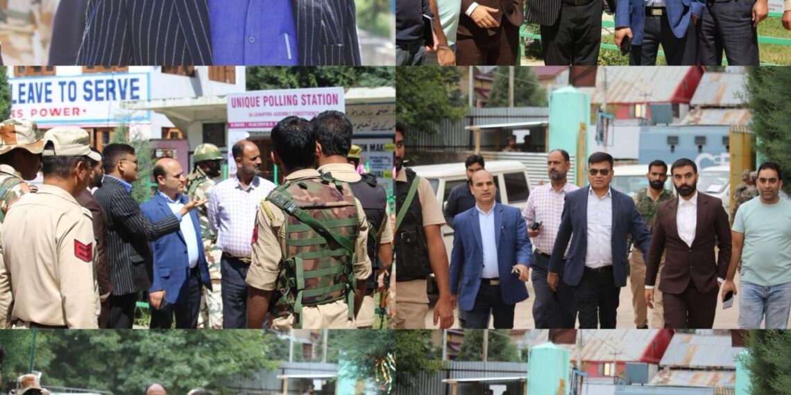 Assembly Elections-2024 Expenditure Observer visits Polling Stations across 36 Zainapora and 37 Shopian Assembly segments