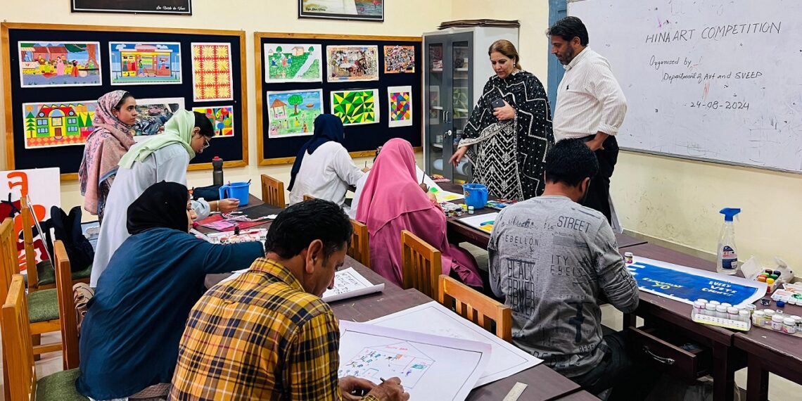 Assembly Elections-2024 Inter-college mega SVEEP event held at GCOE to promote voter awareness