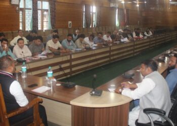 Assembly Elections-2024 General Observers hold meeting with contesting candidates at Sopore