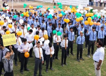 Assembly Elections-2024 Mega Balloon Rally organized under SVEEP at Rajouri