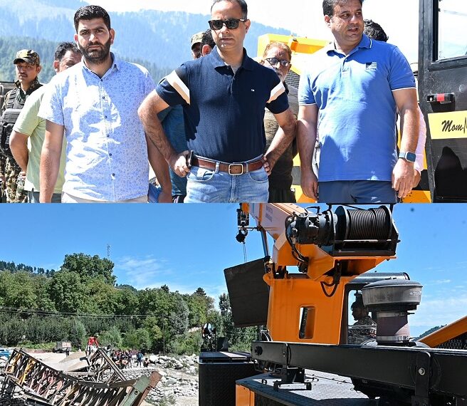 DC Shopian takes stock of restoration work, traffic clearance at Dachno, Heerpora
