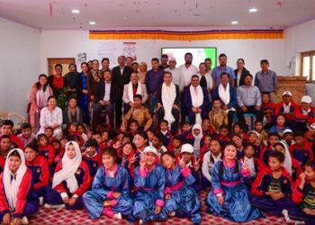 Justice Tashi Rabstan visits only Govt Inclusive School at Chuchot Yokma, Leh