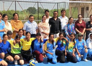 Assembly Elections-2024 Samba: SVEEP initiative promotes voter awareness through U-19 Girls Volleyball Championship
