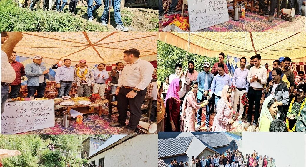 100% Voter Turnout at Gorrow Polling Station: DC Kishtwar treks 6 Hours to Celebrate the Milestone with proud electorates