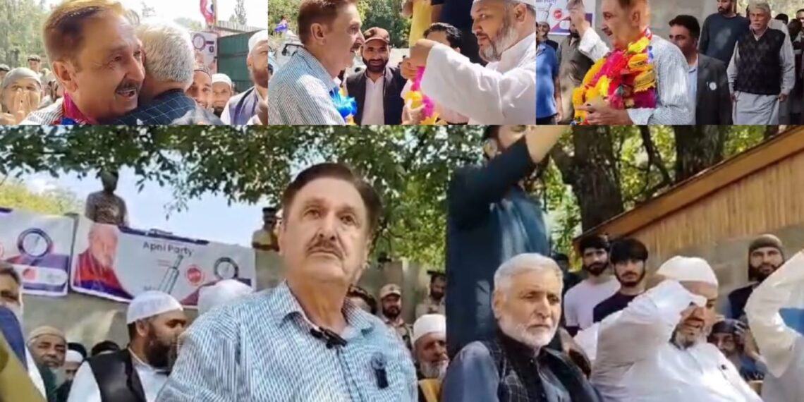 Sheikh Rasheed, Former SSP and DPAP Leader, Extends Support to Apni Party’s Raja Manzoor Ahmad Khan in Karnah Election.