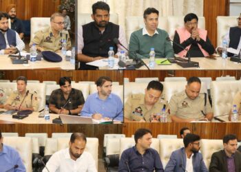 Assembly Elections-2024 DEO Srinagar chairs meeting with ROs,  Zonal SPs to reviews preparations for smooth conduct of Assembly Elections in District