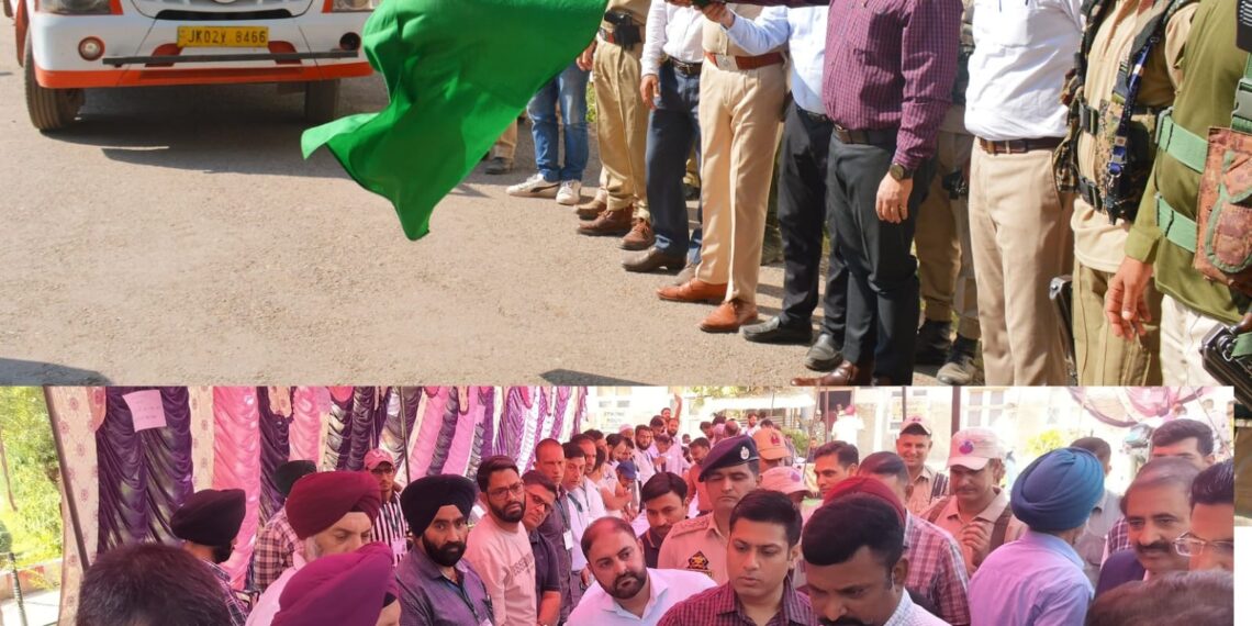 Assembly Elections-2024 DEO Poonch flags off Polling Parties ahead of poll Day